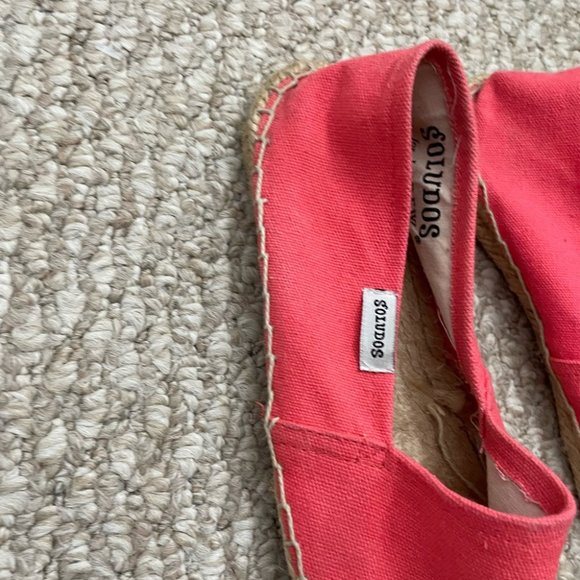 SOLUDOS For J Crew Pink Espadrilles Size 38 - Picture 8 of 13